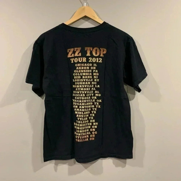 ZZ Top’s Eldorado Bar 2012 Concert Tour T-Shirt - Picture 2 of 7